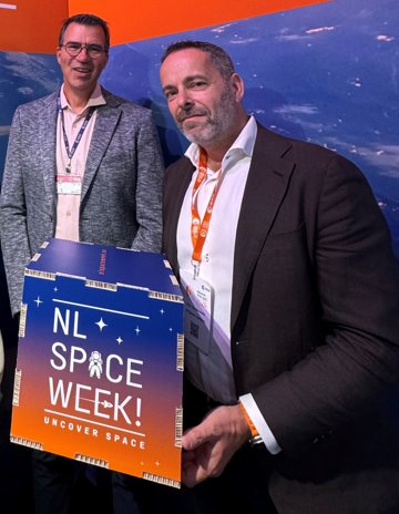 Marc Sandelowsky, directeur van de NL Space Campus: